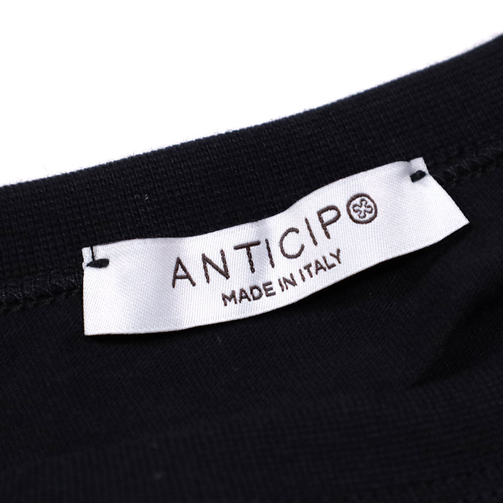 ANTICIPO アンティチポ NEBBIOLO-smooth クルーネック ニット 半袖 カットソー コットン/綿100% メンズ 【国内正規品】